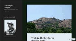 Desktop Screenshot of amusinglysimple.wordpress.com