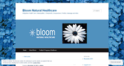 Desktop Screenshot of bloomnaturalhealthcare.wordpress.com