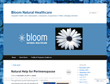 Tablet Screenshot of bloomnaturalhealthcare.wordpress.com