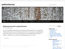 Tablet Screenshot of padventurous.wordpress.com