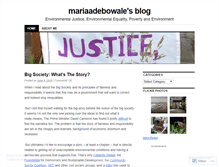 Tablet Screenshot of mariaadebowale.wordpress.com