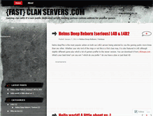 Tablet Screenshot of fastclanservers.wordpress.com