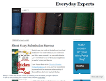 Tablet Screenshot of everydayexperts.wordpress.com