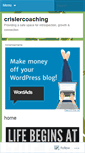 Mobile Screenshot of crislercoaching.wordpress.com
