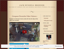 Tablet Screenshot of jackrussellbreeder.wordpress.com