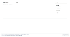 Desktop Screenshot of filthyweb.wordpress.com