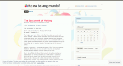 Desktop Screenshot of eraelmundo.wordpress.com