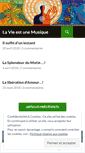 Mobile Screenshot of lavieestunemusique.wordpress.com