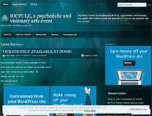 Tablet Screenshot of bicycleparty.wordpress.com