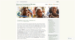 Desktop Screenshot of construyemundo.wordpress.com