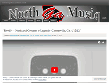 Tablet Screenshot of northgamusiq.wordpress.com