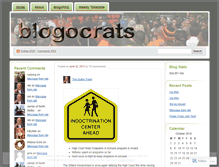 Tablet Screenshot of blogocrats.wordpress.com