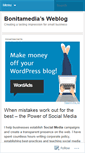 Mobile Screenshot of bonitamedia.wordpress.com