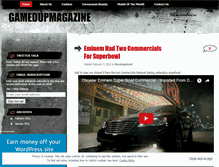 Tablet Screenshot of gamedupmagazine.wordpress.com