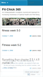Mobile Screenshot of fitchick365.wordpress.com