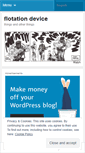 Mobile Screenshot of flotationdevice.wordpress.com