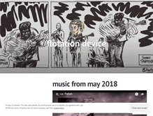 Tablet Screenshot of flotationdevice.wordpress.com