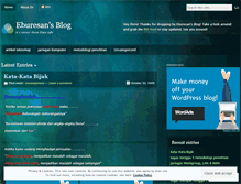 Tablet Screenshot of eburesan.wordpress.com