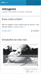 Mobile Screenshot of nitrogenio.wordpress.com