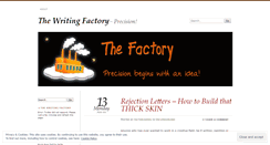 Desktop Screenshot of precisionwritingfactory.wordpress.com