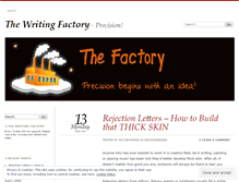 Tablet Screenshot of precisionwritingfactory.wordpress.com