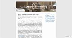 Desktop Screenshot of annie2008cairo.wordpress.com