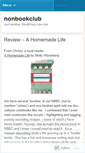 Mobile Screenshot of nonbookclub.wordpress.com