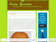 Tablet Screenshot of easygreens.wordpress.com