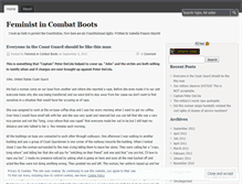 Tablet Screenshot of feministincombatboots.wordpress.com
