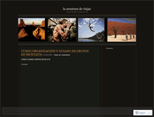 Tablet Screenshot of laaventuradeviajar.wordpress.com
