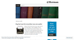 Desktop Screenshot of hchiemstra.wordpress.com