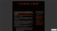 Desktop Screenshot of citymailusa.wordpress.com