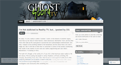 Desktop Screenshot of ghoststorytv.wordpress.com