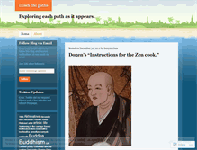 Tablet Screenshot of downthepaths.wordpress.com