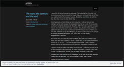 Desktop Screenshot of p180x.wordpress.com