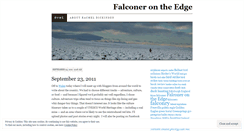 Desktop Screenshot of falconerontheedge.wordpress.com