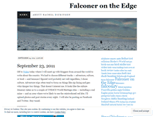 Tablet Screenshot of falconerontheedge.wordpress.com
