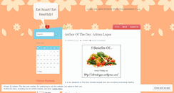 Desktop Screenshot of eatsmarteathealthily.wordpress.com