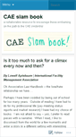 Mobile Screenshot of caeslambook.wordpress.com