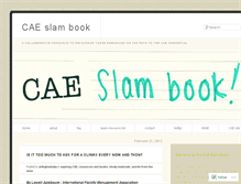 Tablet Screenshot of caeslambook.wordpress.com