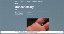 Desktop Screenshot of duncancleary.wordpress.com