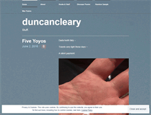 Tablet Screenshot of duncancleary.wordpress.com