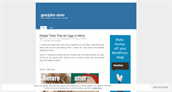 Desktop Screenshot of gossipho.wordpress.com