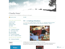 Tablet Screenshot of claudiajones.wordpress.com