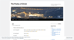 Desktop Screenshot of poetryofchrist.wordpress.com