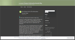 Desktop Screenshot of infosecurityplus.wordpress.com
