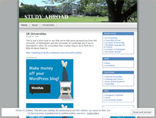 Tablet Screenshot of livestudyabroad.wordpress.com