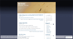 Desktop Screenshot of gratiadei.wordpress.com