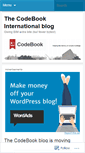 Mobile Screenshot of codebookinternational.wordpress.com