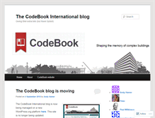 Tablet Screenshot of codebookinternational.wordpress.com